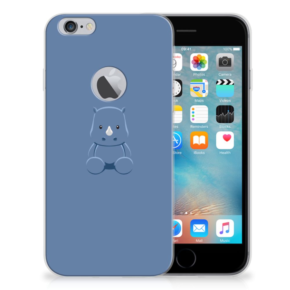 Apple iPhone 6 Plus | 6s Plus Telefoonhoesje met Naam Baby Rhino