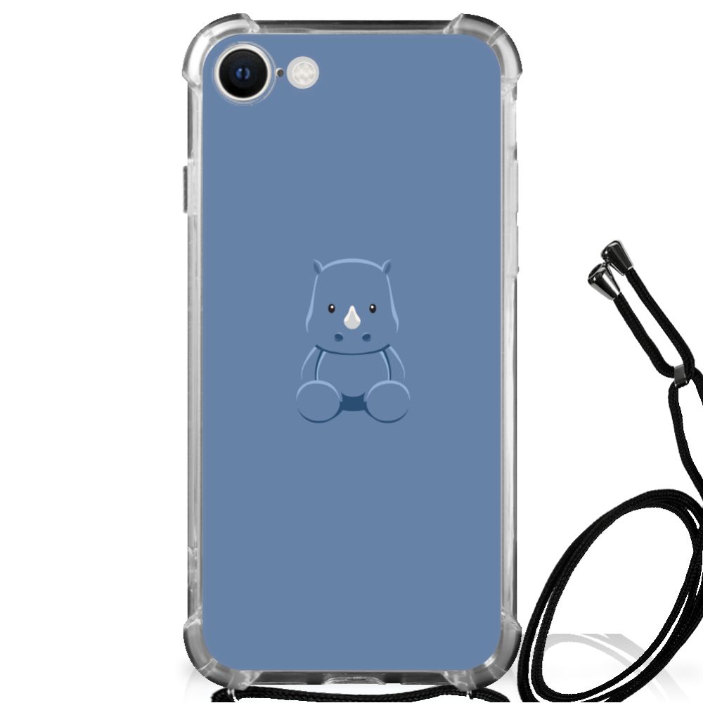 iPhone SE 2022 | 2020 | 8 | 7 Stevig Bumper Hoesje Baby Rhino