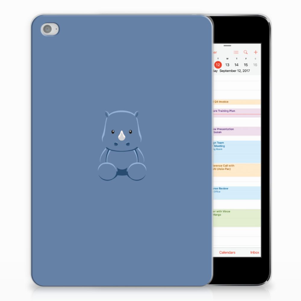 Apple iPad Mini 4 Uniek Tablethoesje Baby Rhino