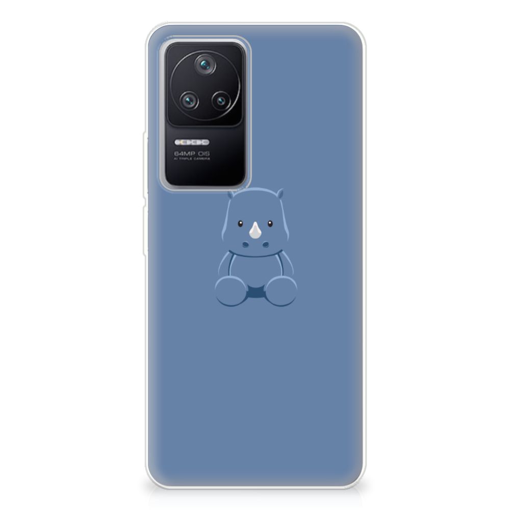 Xiaomi Poco F4 Telefoonhoesje met Naam Baby Rhino