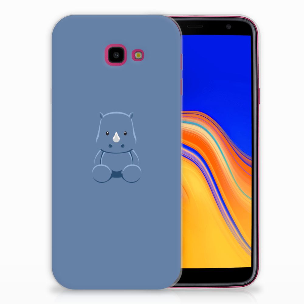 Samsung Galaxy J4 Plus (2018) Telefoonhoesje met Naam Baby Rhino