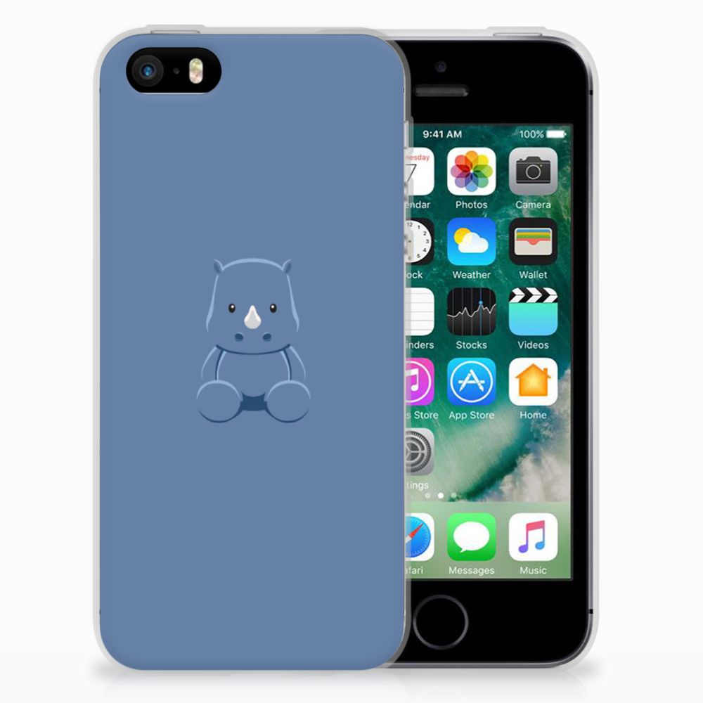 Apple iPhone SE | 5S Telefoonhoesje met Naam Baby Rhino
