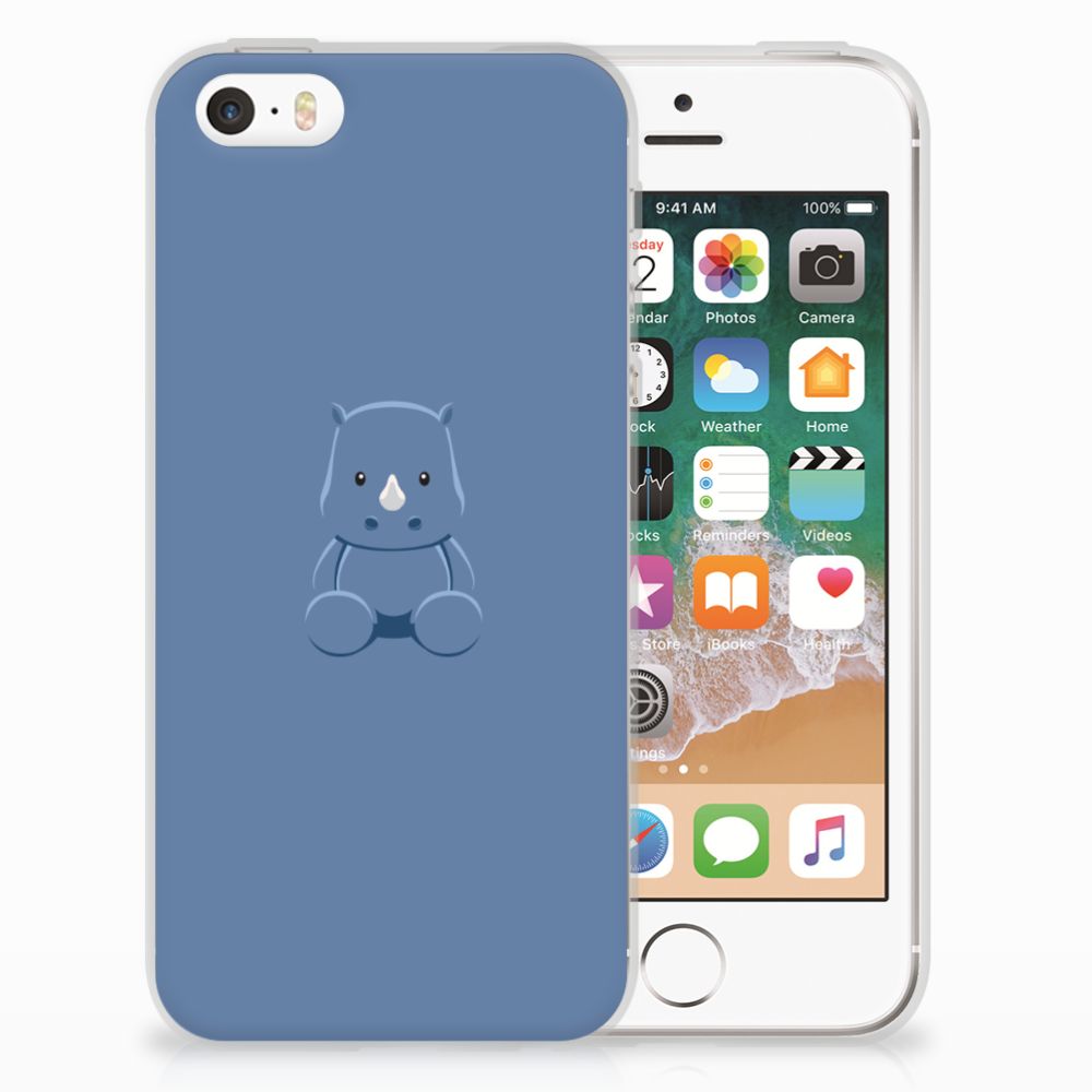 Apple iPhone SE | 5S Telefoonhoesje met Naam Baby Rhino