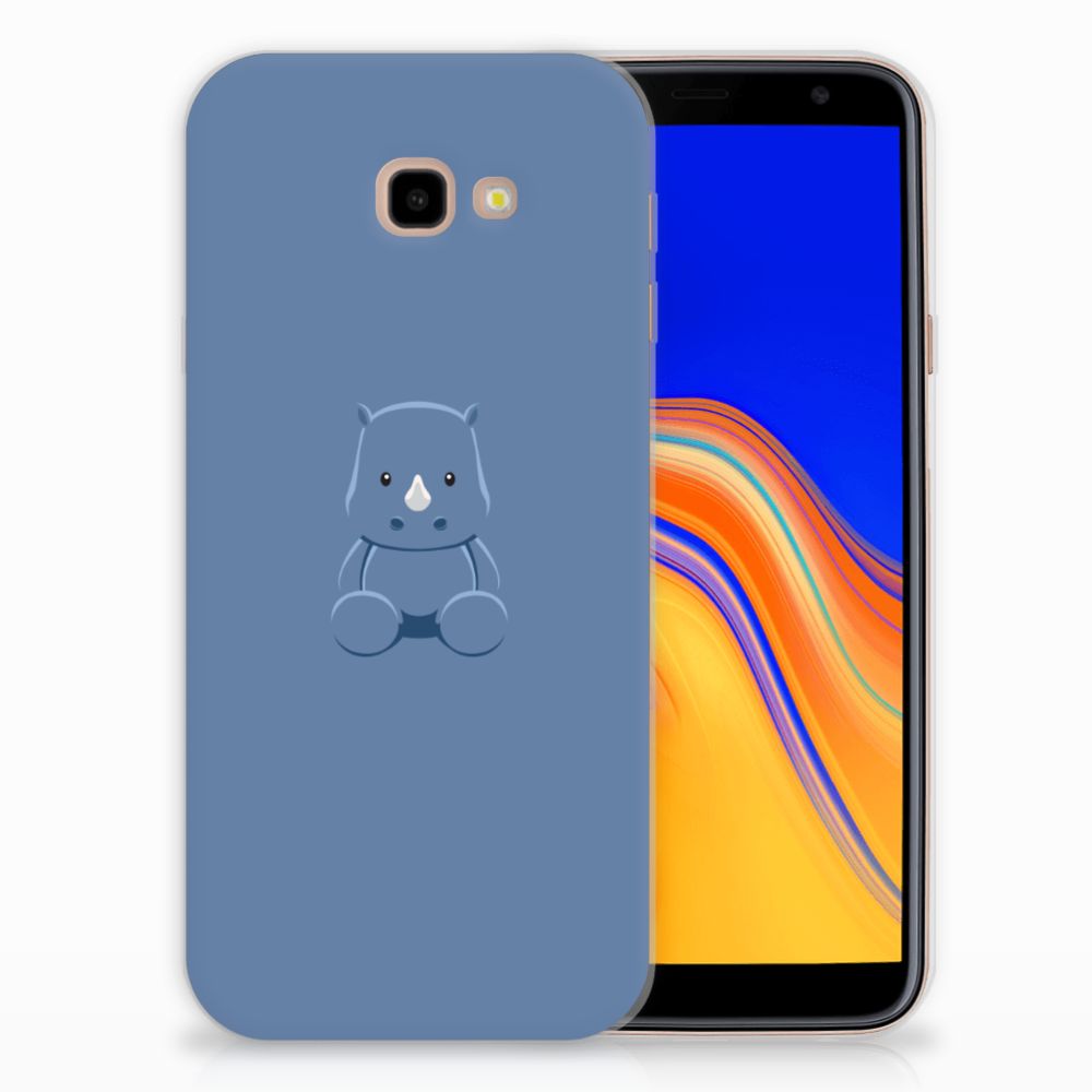 Samsung Galaxy J4 Plus (2018) Telefoonhoesje met Naam Baby Rhino