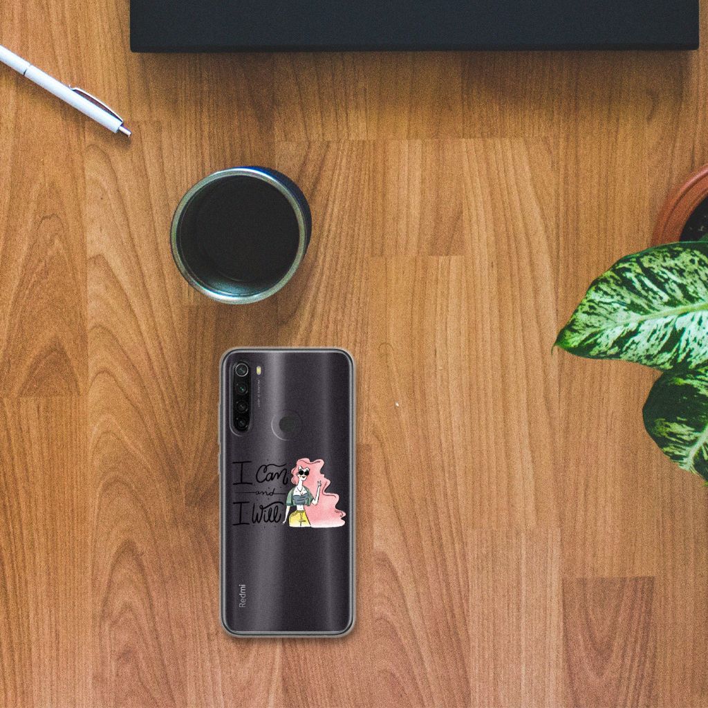 Xiaomi Redmi Note 8T Telefoonhoesje met Naam i Can