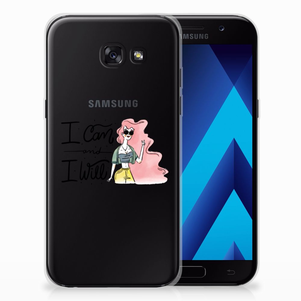 Samsung Galaxy A5 2017 Telefoonhoesje met Naam i Can