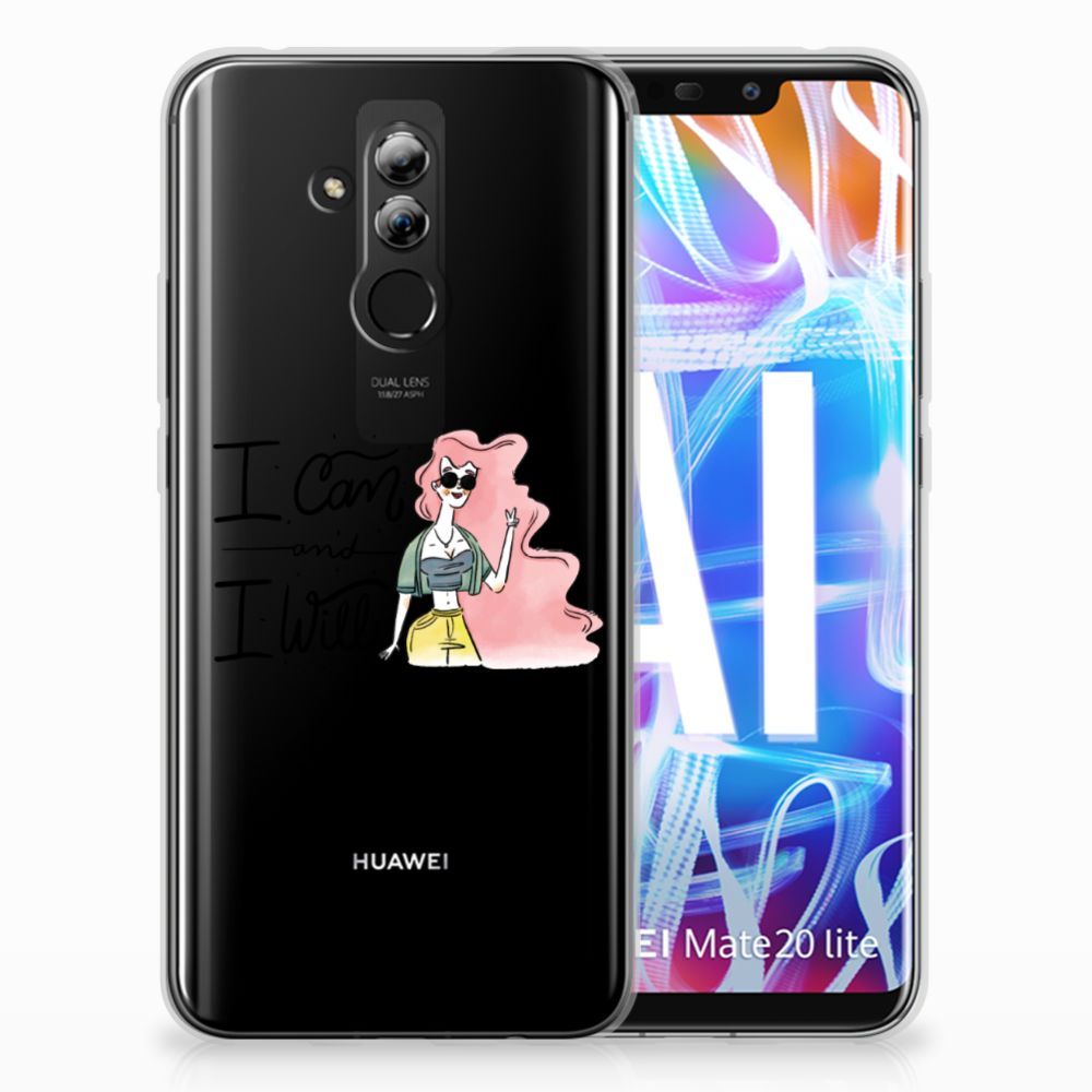 Huawei Mate 20 Lite Telefoonhoesje met Naam i Can
