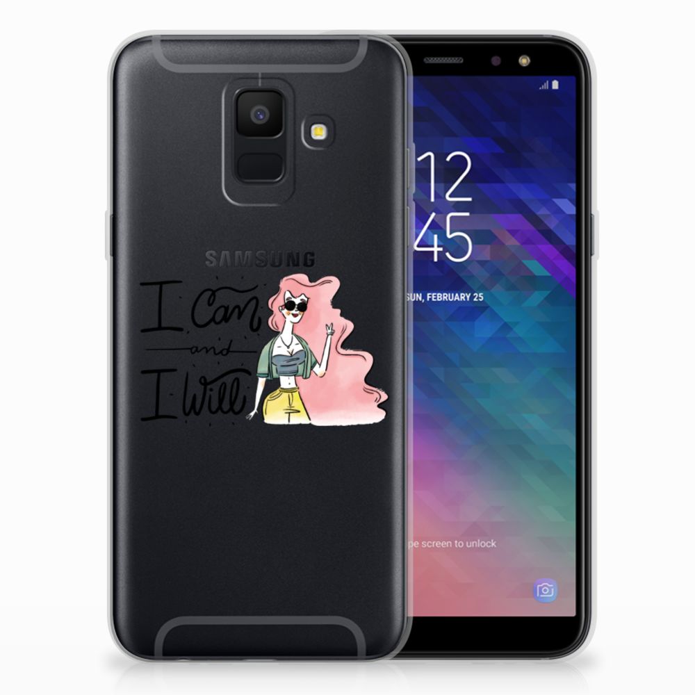 Samsung Galaxy A6 (2018) Telefoonhoesje met Naam i Can