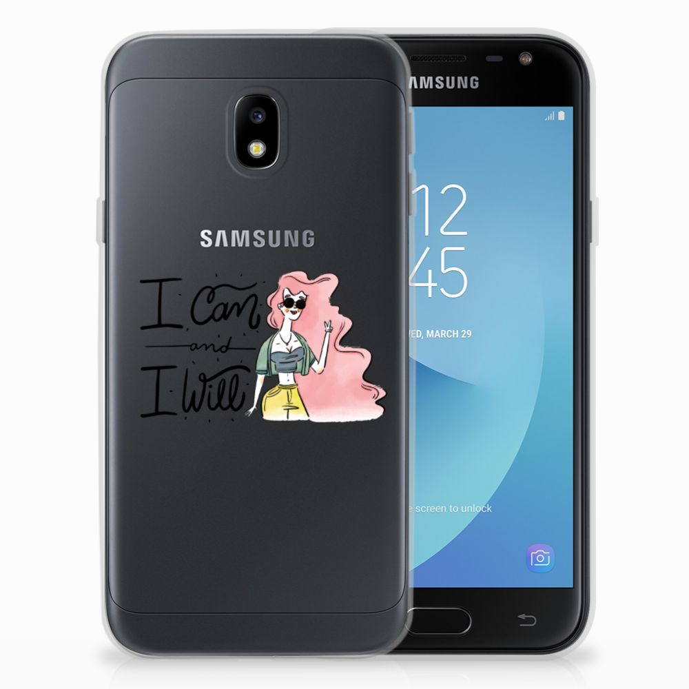 Samsung Galaxy J3 2017 Telefoonhoesje met Naam i Can