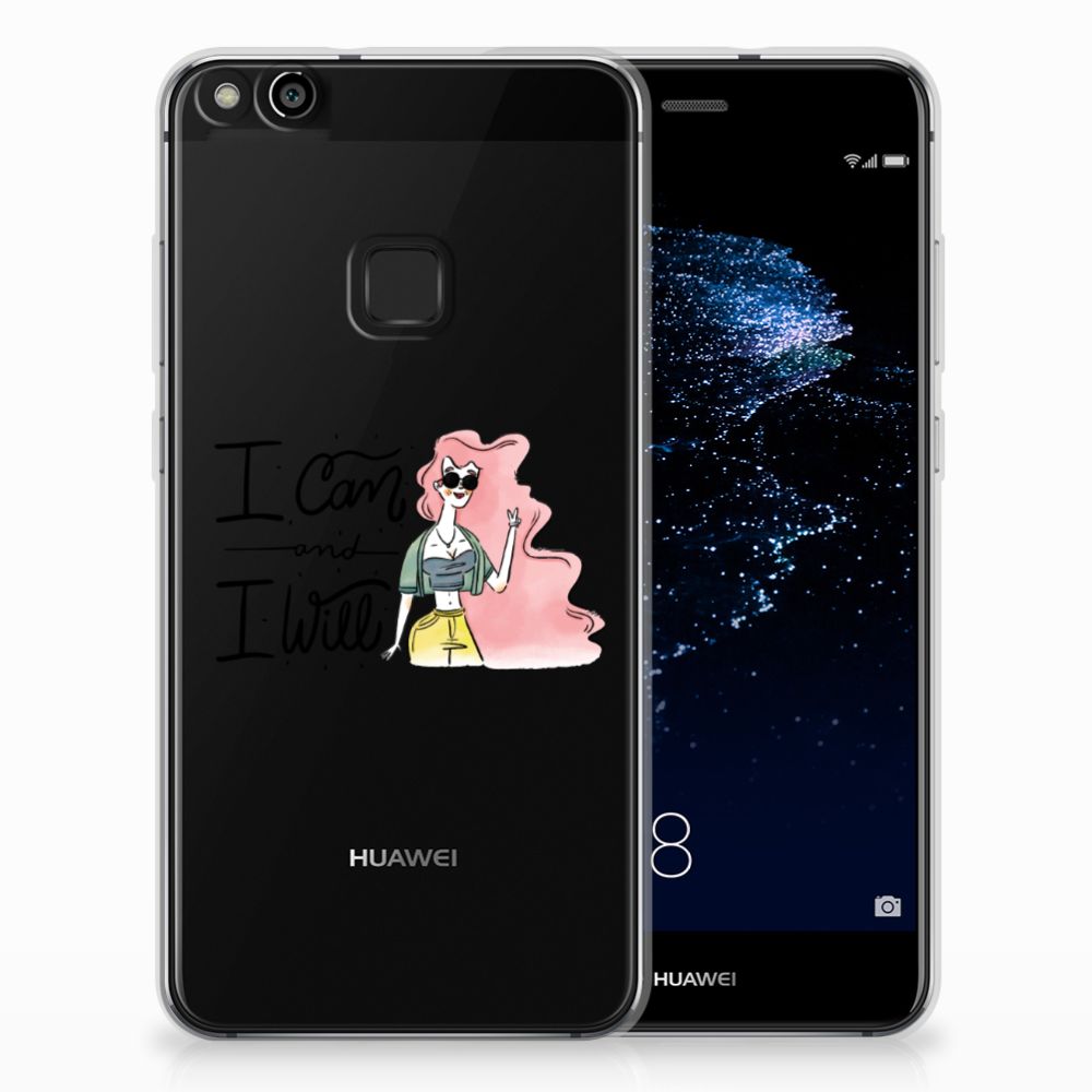 Huawei P10 Lite Telefoonhoesje met Naam i Can