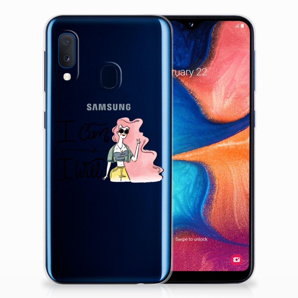 Samsung Galaxy A20e Telefoonhoesje met Naam i Can
