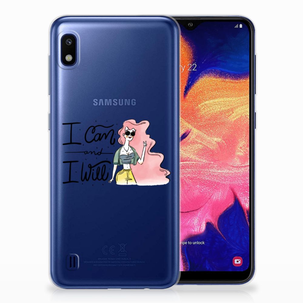 Samsung Galaxy A10 Telefoonhoesje met Naam i Can