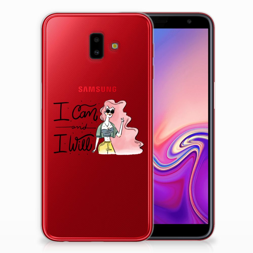Samsung Galaxy J6 Plus (2018) Telefoonhoesje met Naam i Can