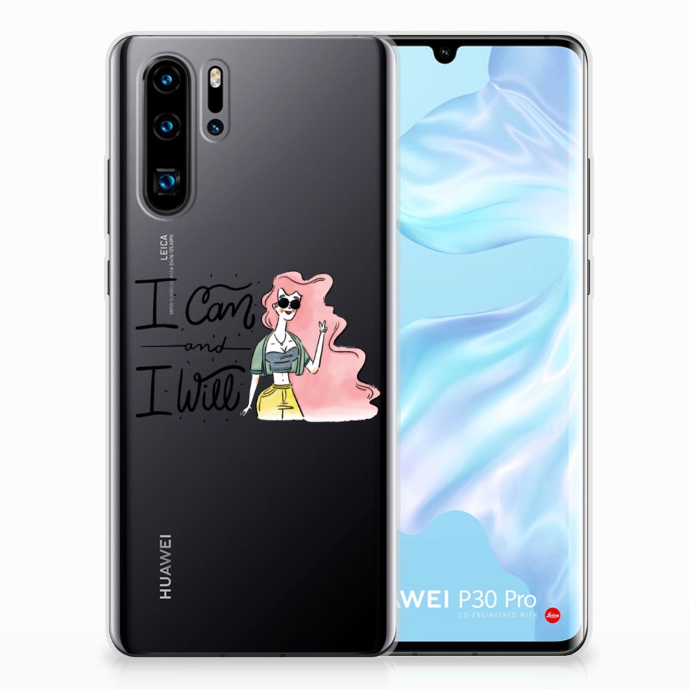 Huawei P30 Pro Telefoonhoesje met Naam i Can
