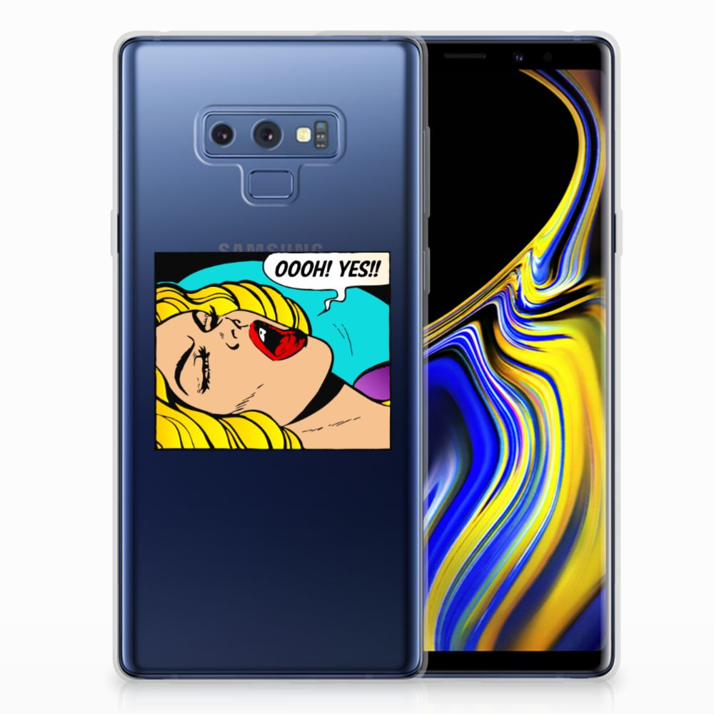 Samsung Galaxy Note 9 Silicone Back Cover Popart Oh Yes