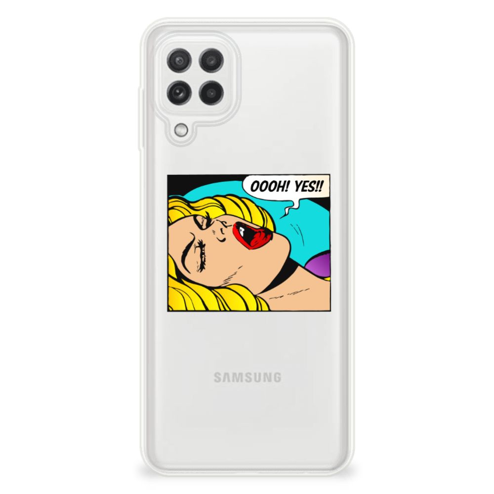 Samsung Galaxy A22 4G | M22 Silicone Back Cover Popart Oh Yes