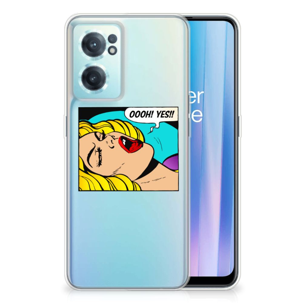OnePlus Nord CE 2 5G Silicone Back Cover Popart Oh Yes