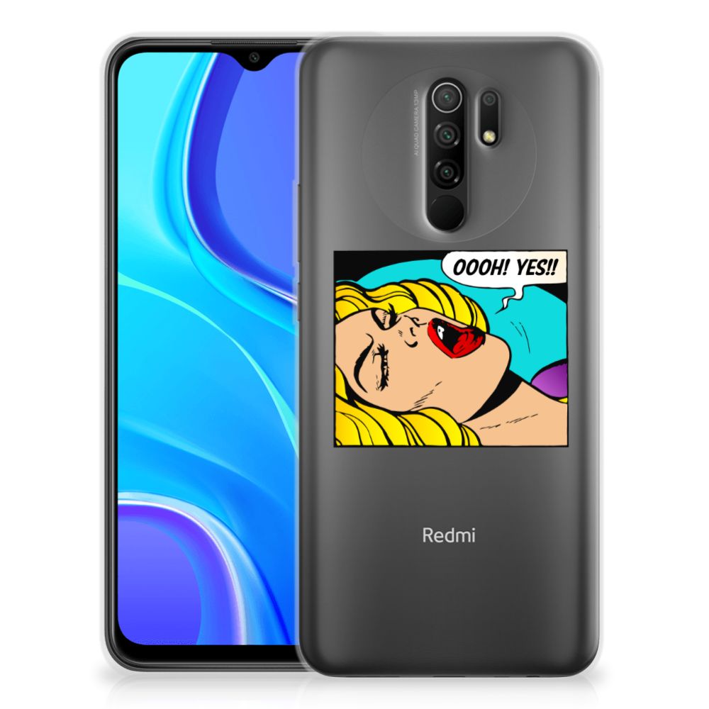 Xiaomi Redmi 9 Silicone Back Cover Popart Oh Yes