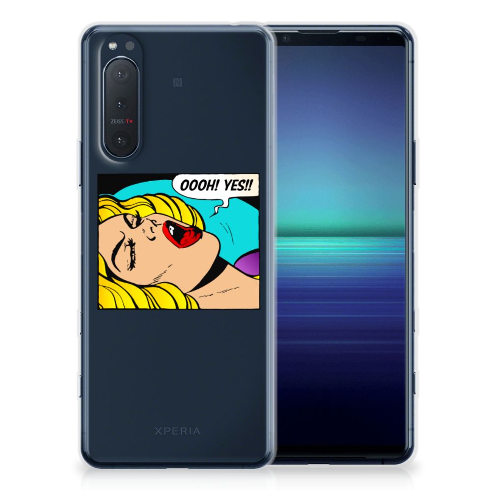 Sony Xperia 5II Silicone Back Cover Popart Oh Yes