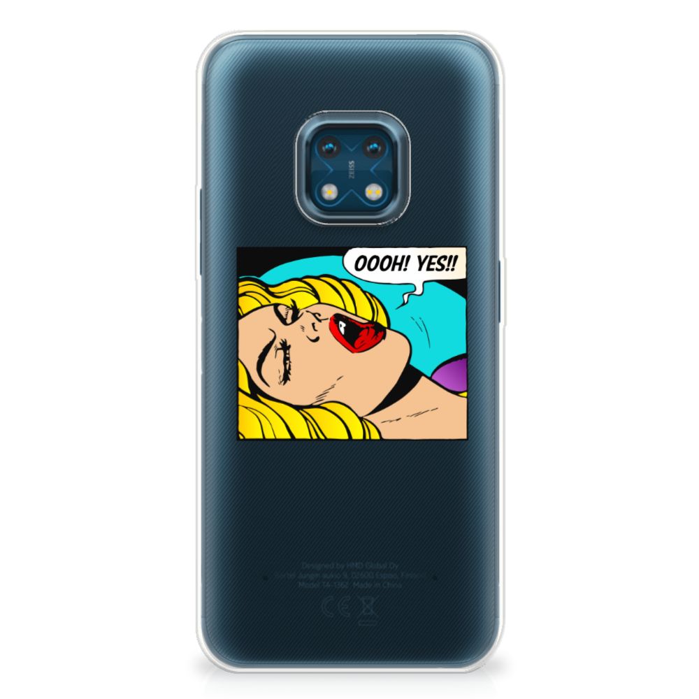Nokia XR20 Silicone Back Cover Popart Oh Yes