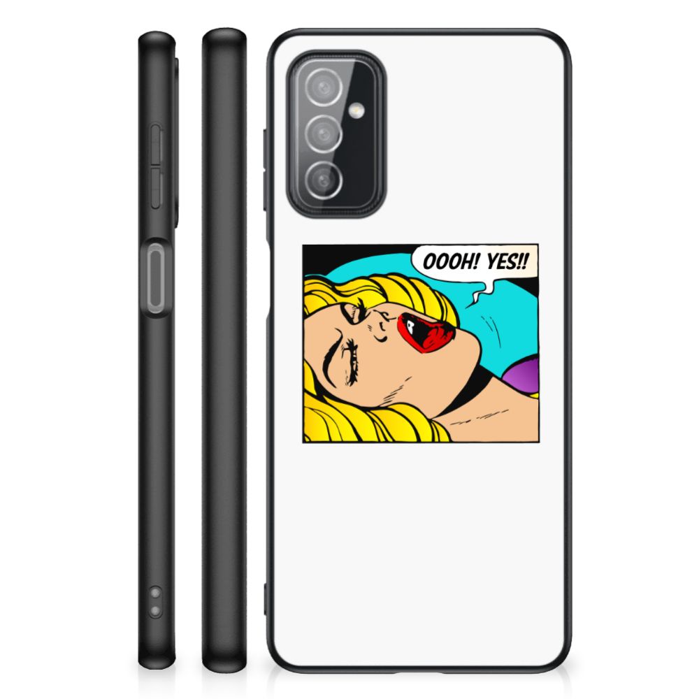 Samsung Galaxy M52 GSM Cover Popart Oh Yes