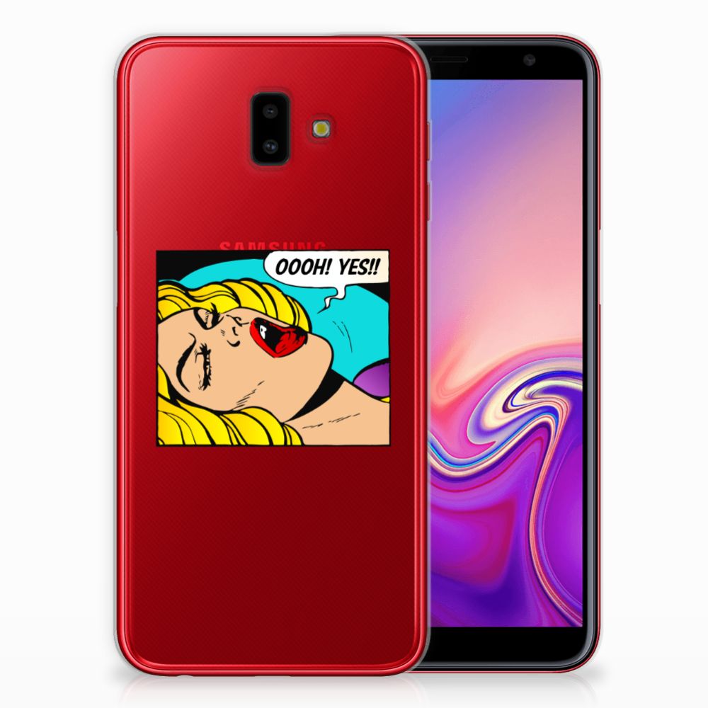 Samsung Galaxy J6 Plus (2018) Silicone Back Cover Popart Oh Yes