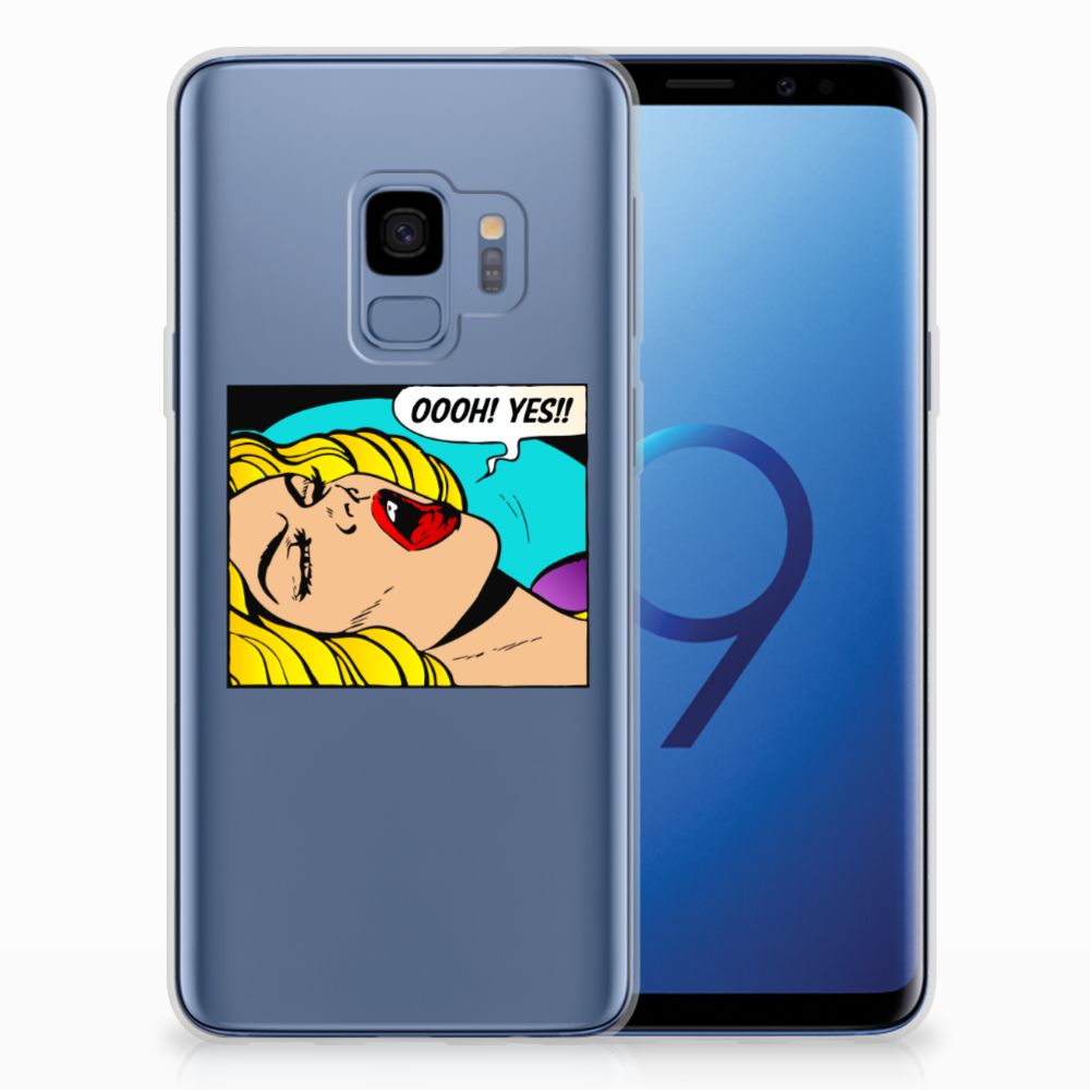 Samsung Galaxy S9 Silicone Back Cover Popart Oh Yes