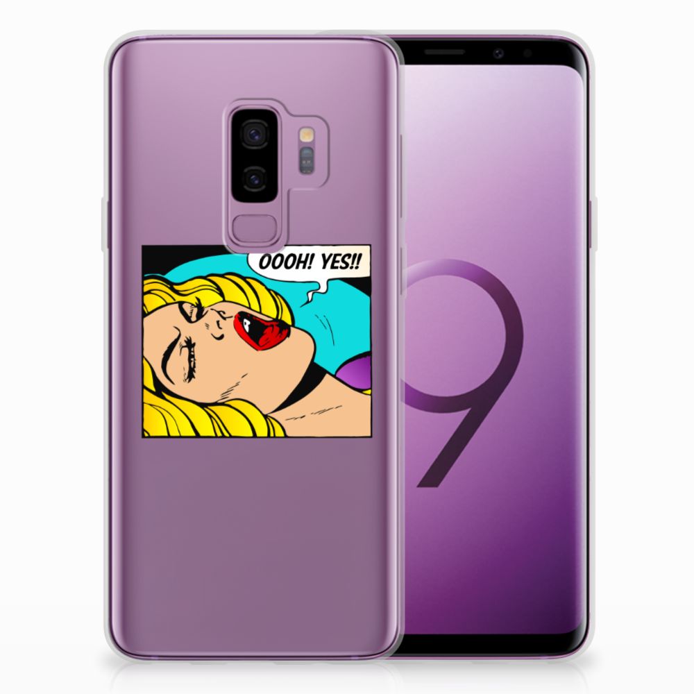 Samsung Galaxy S9 Plus Silicone Back Cover Popart Oh Yes