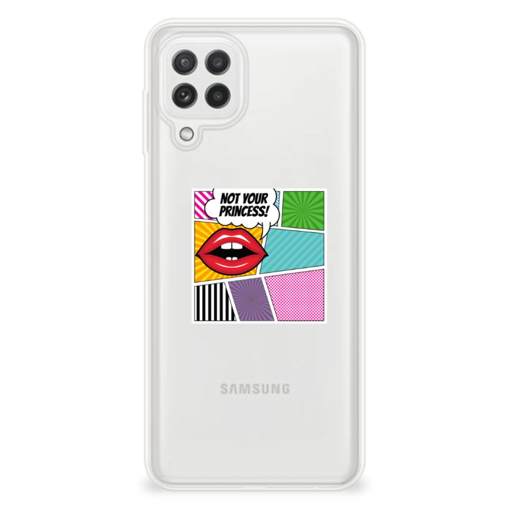 Samsung Galaxy A22 4G | M22 Silicone Back Cover Popart Princess