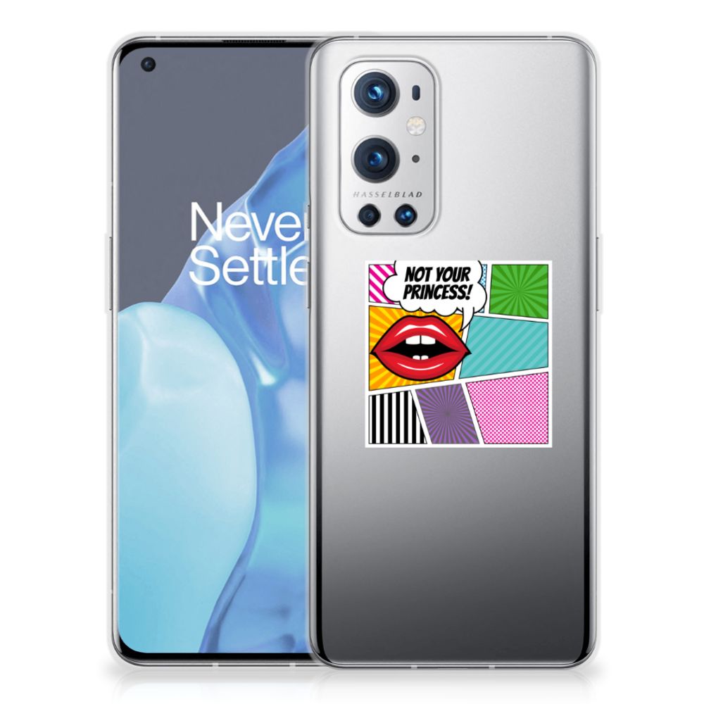 OnePlus 9 Pro Silicone Back Cover Popart Princess