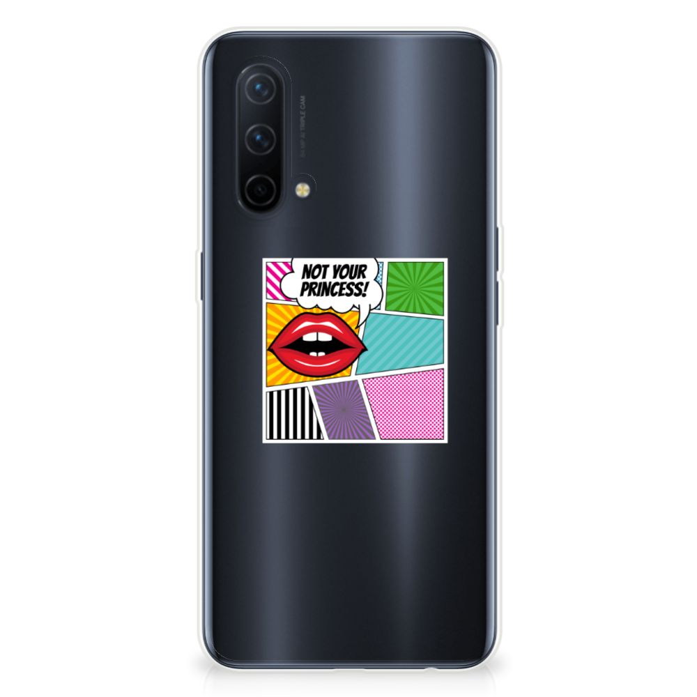 OnePlus Nord CE 5G Silicone Back Cover Popart Princess