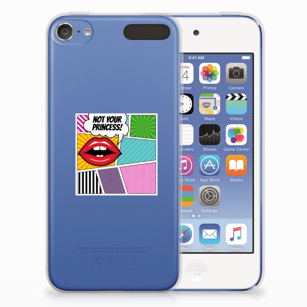 Apple iPod Touch 5 | 6 Silicone Back Cover Popart Princess