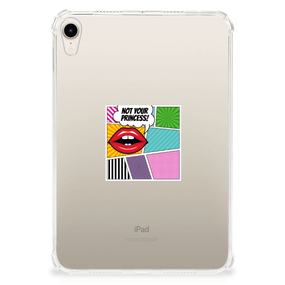 Apple iPad mini 6 (2021) Leuke Siliconen Hoes Popart Princess