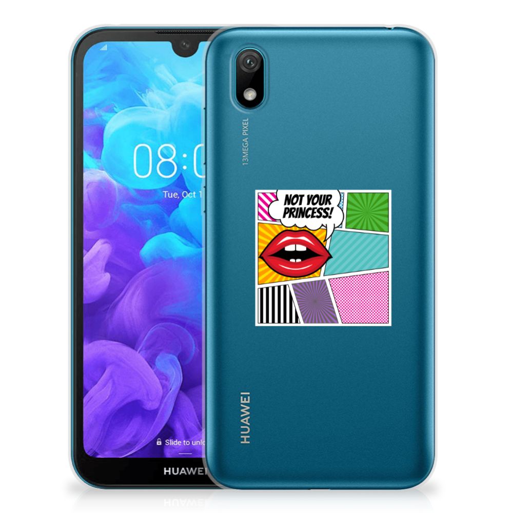 Huawei Y5 (2019) Silicone Back Cover Popart Princess