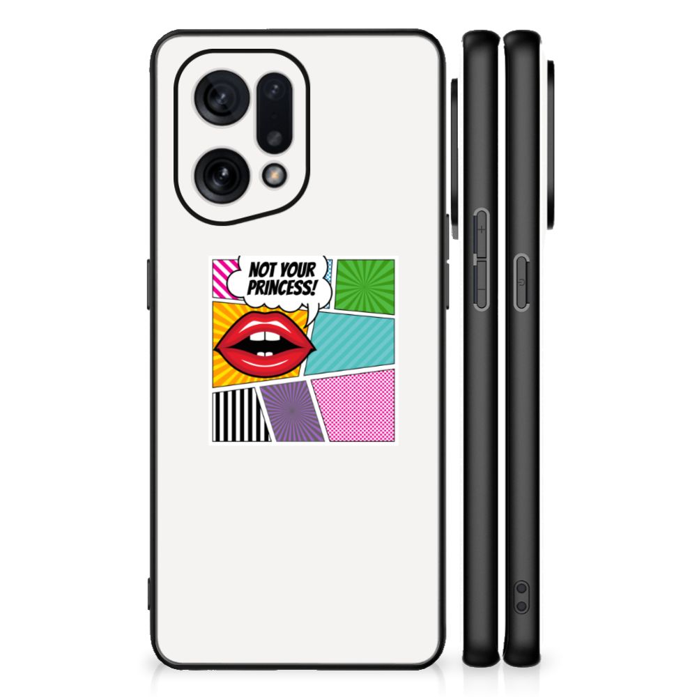 OPPO Find X5 GSM Cover Popart Princess
