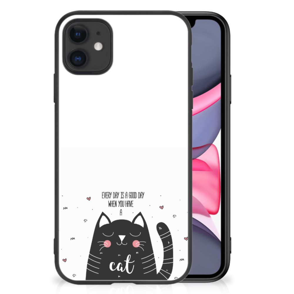 iPhone 11 Hoesje Cat Good Day