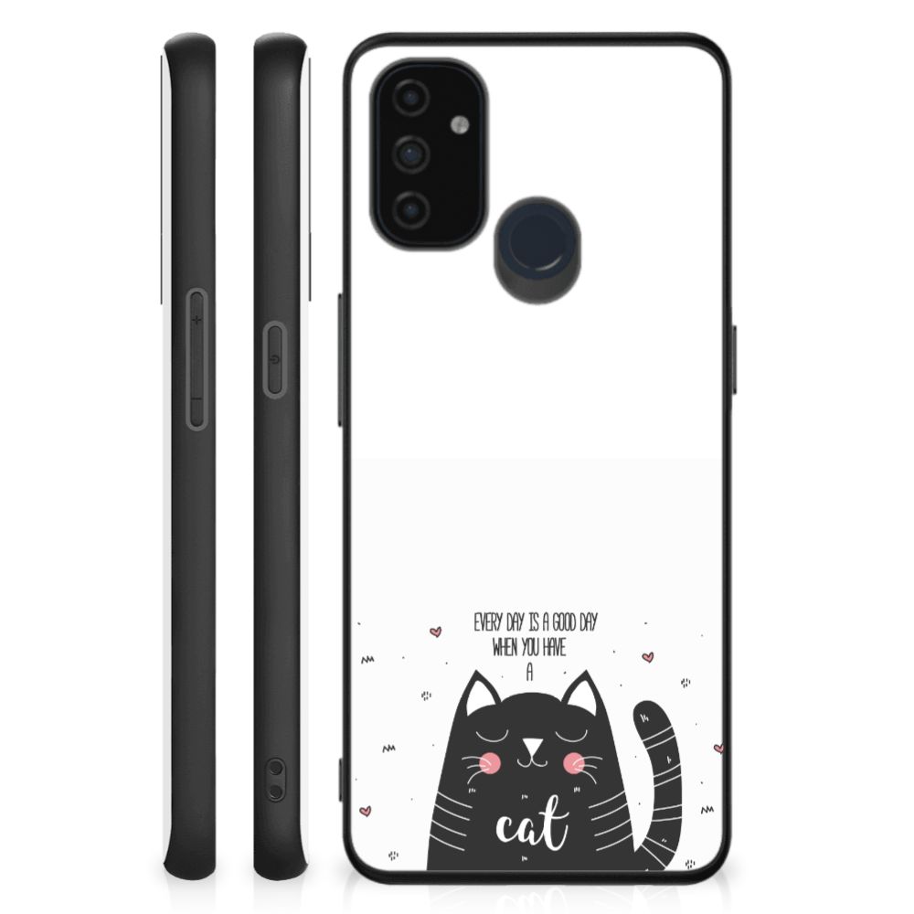 OnePlus Nord N100 Hoesje Cat Good Day