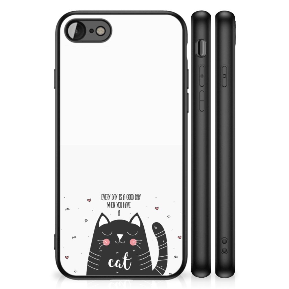 iPhone SE 2022 | SE 2020 | 7/8 Hoesje Cat Good Day