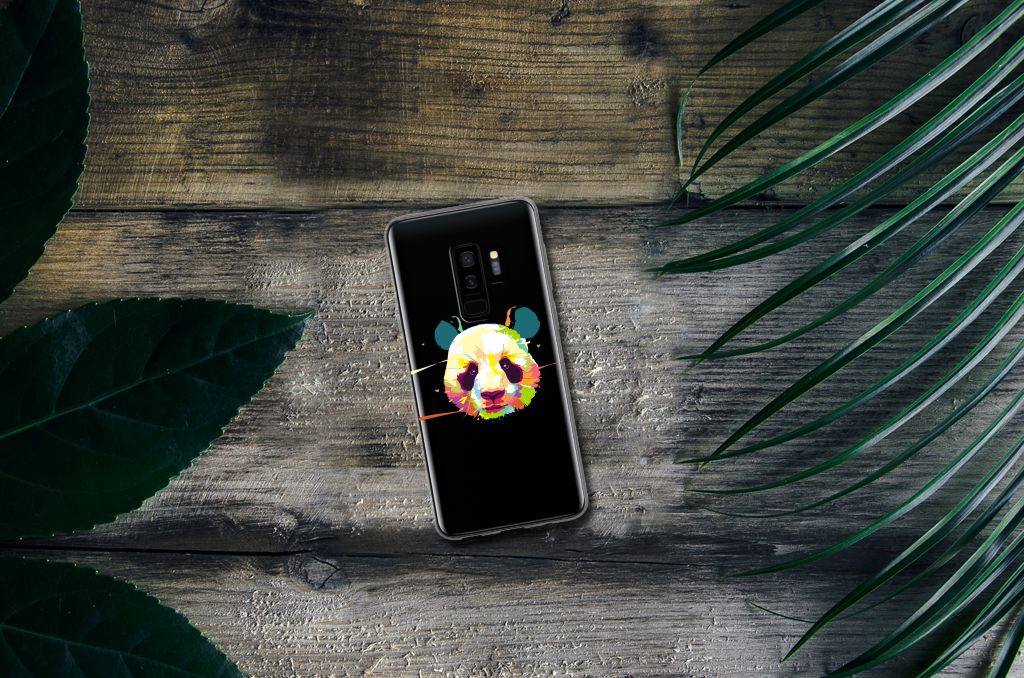 Samsung Galaxy S9 Plus Telefoonhoesje met Naam Panda Color