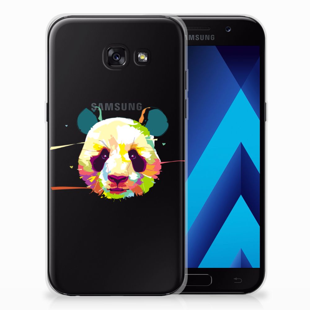 Samsung Galaxy A5 2017 Telefoonhoesje met Naam Panda Color