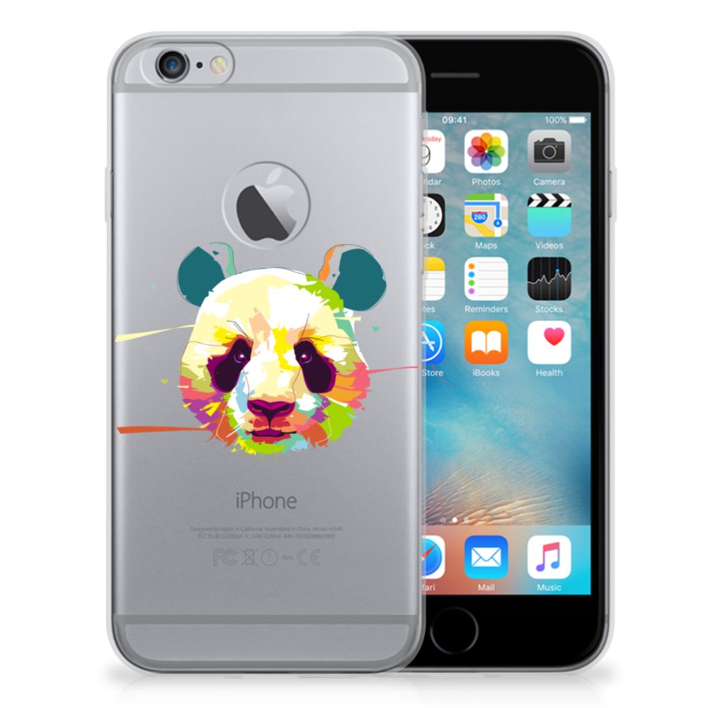 Apple iPhone 6 Plus | 6s Plus Telefoonhoesje met Naam Panda Color