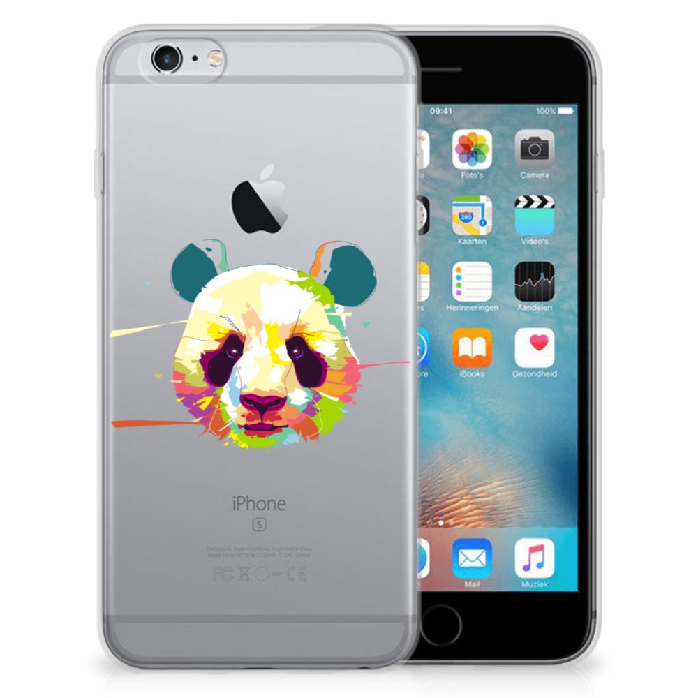 Apple iPhone 6 | 6s Telefoonhoesje met Naam Panda Color