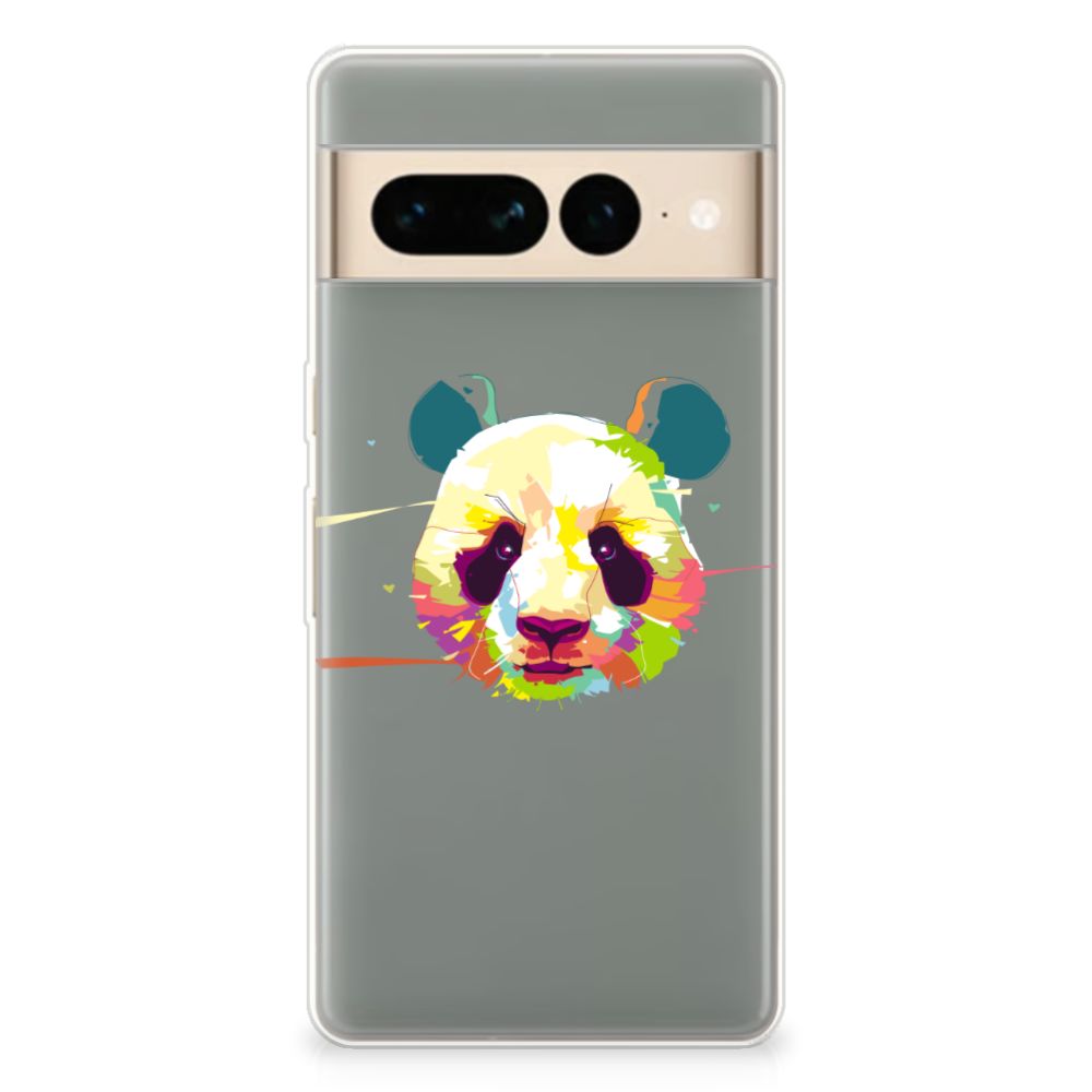Google Pixel 7 Pro Telefoonhoesje met Naam Panda Color