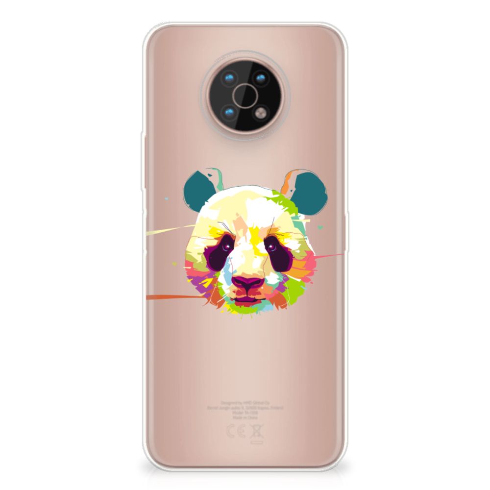 Nokia G50 Telefoonhoesje met Naam Panda Color