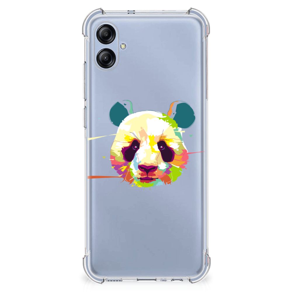 Samsung Galaxy A04e Stevig Bumper Hoesje Panda Color