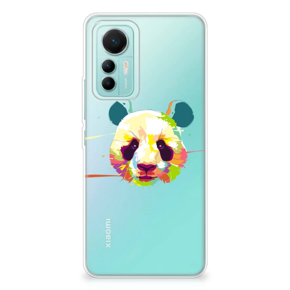 Xiaomi 12 Lite Telefoonhoesje met Naam Panda Color