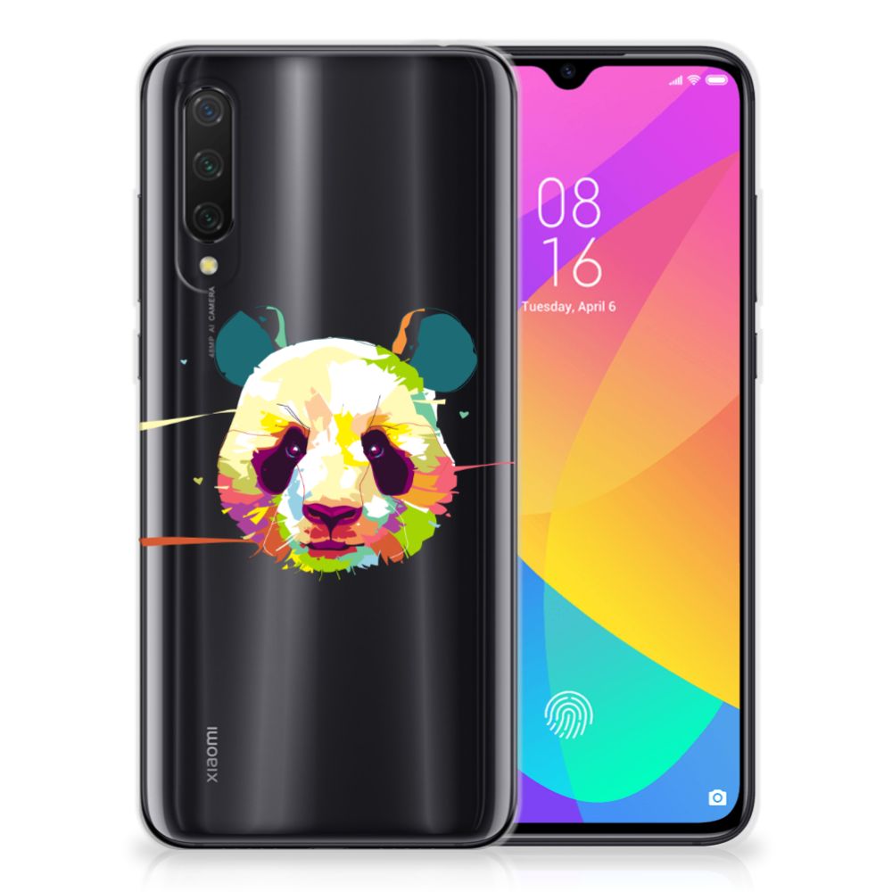 Xiaomi Mi 9 Lite Telefoonhoesje met Naam Panda Color