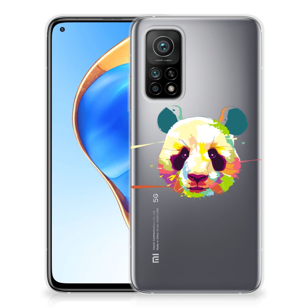 Xiaomi Mi 10T | 10T Pro Telefoonhoesje met Naam Panda Color