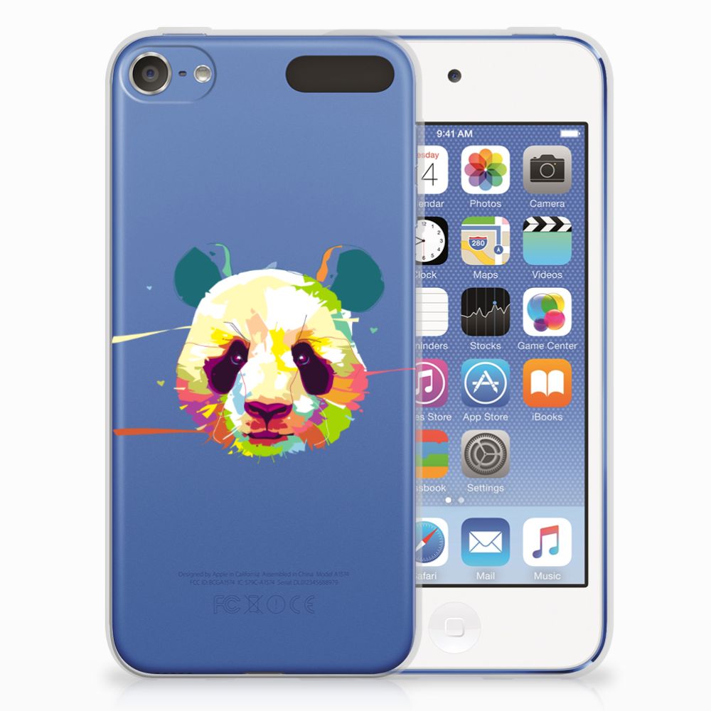 Apple iPod Touch 5 | 6 Telefoonhoesje met Naam Panda Color