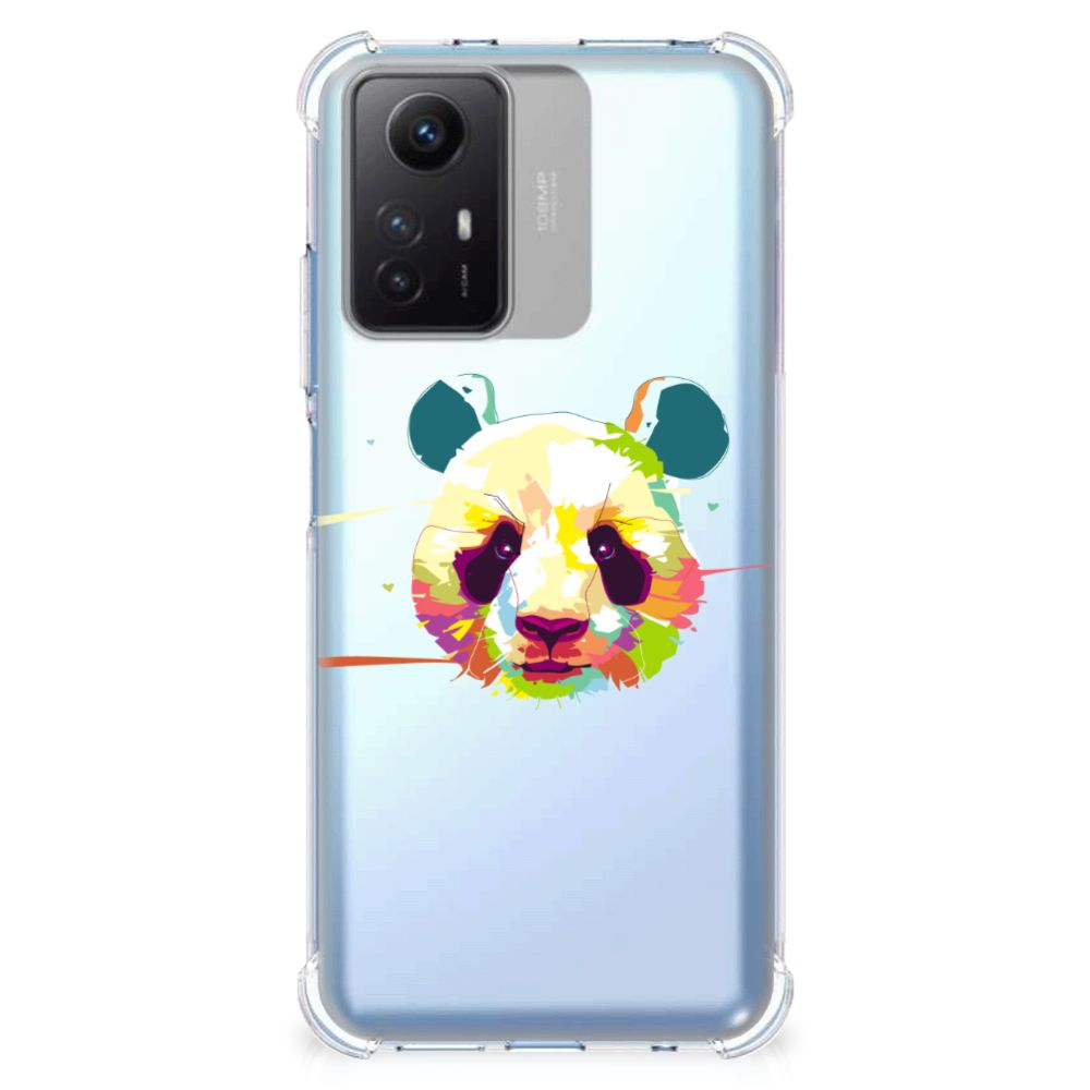 Xiaomi Redmi Note 12s Stevig Bumper Hoesje Panda Color